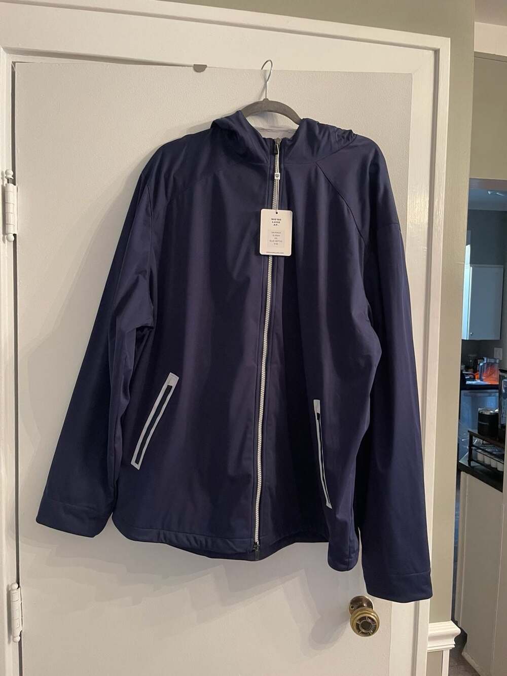 Graham Luxe Maverick Full Zip Hoodie Blue Depths 2XL